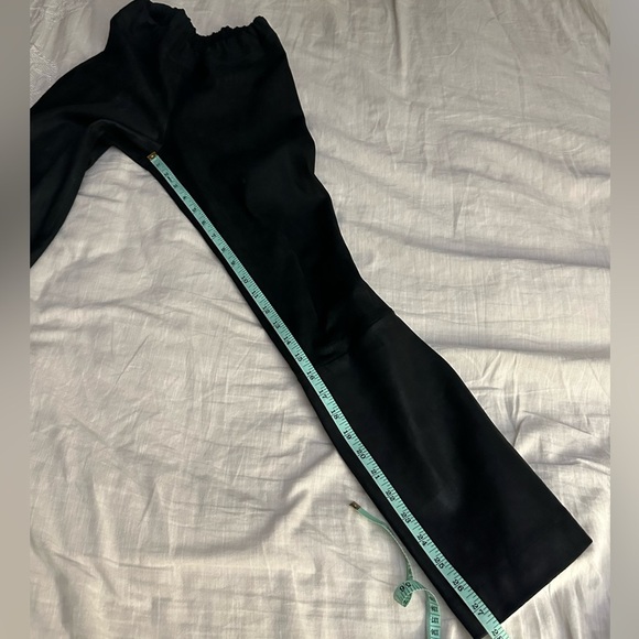 The Row Black Suede Lambskin Bootcut Pants (17) - Picture 7 of 8